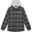 Hooded Plaid Shirt 'Grey Marl' Simon Gong's Pick
