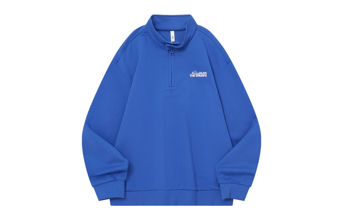 Half-Zip High Neck Sweatshirt 'Glacier Blue' Simon Gong's Pick Main image